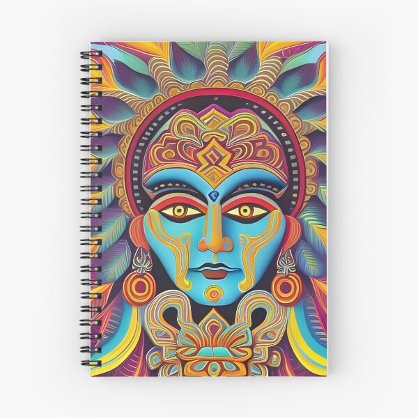 Item preview, New World Gods (6) - Mesoamerican Inspired Psychedelic Art designed and sold by TheThirdEye.