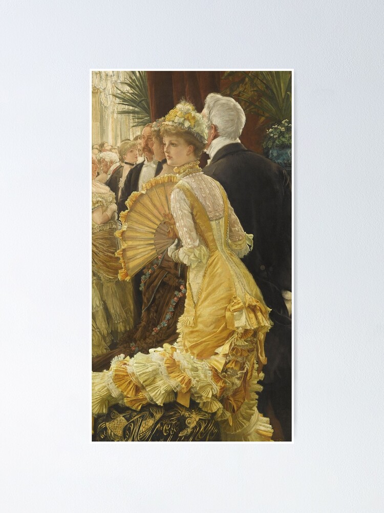 Vintage James Tissot The Ball 1880 Fine Art Poster