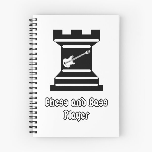 Item preview, 'Chess and Bass Player' Rock Chess Piece Design designed and sold by Ridiculam Toga.
