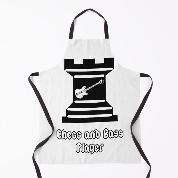 Item preview, 'Chess and Bass Player' Rock Chess Piece Design designed and sold by Ridiculam Toga.