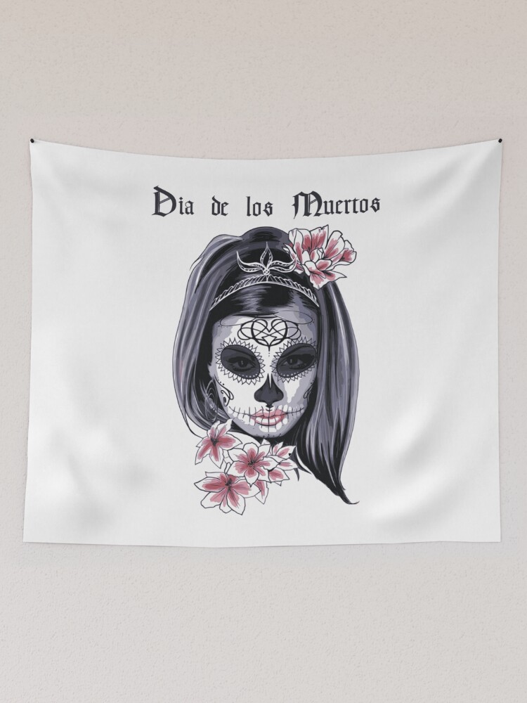 Sugar skull online tapestry