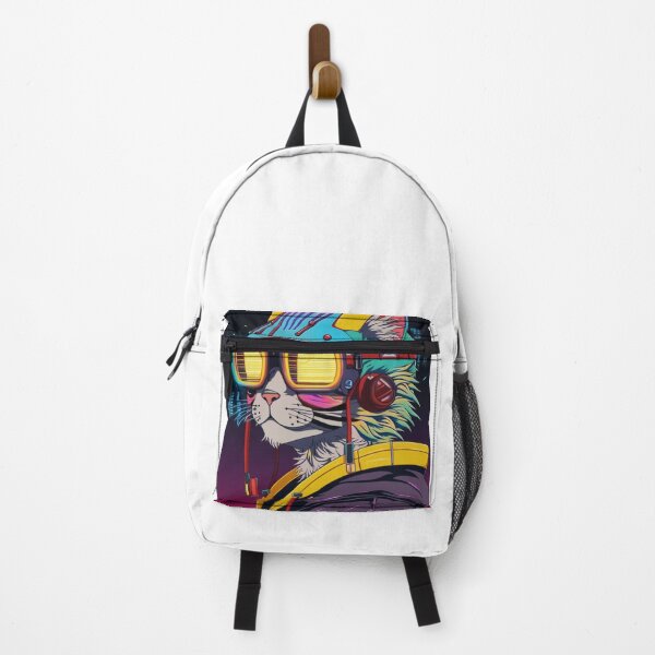 Item preview, Cyberpunk cat - Street Gang | "Cybercat Chronicles" collection designed and sold by RESToRAPTOR.