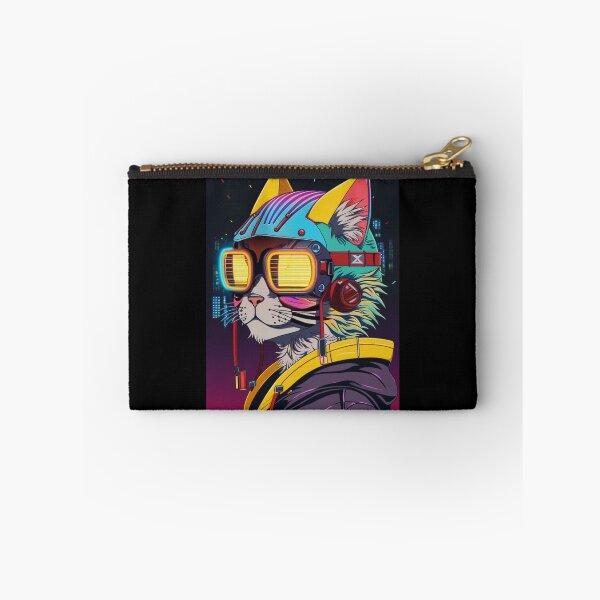 Item preview, Cyberpunk cat - Street Gang | "Cybercat Chronicles" collection designed and sold by RESToRAPTOR.