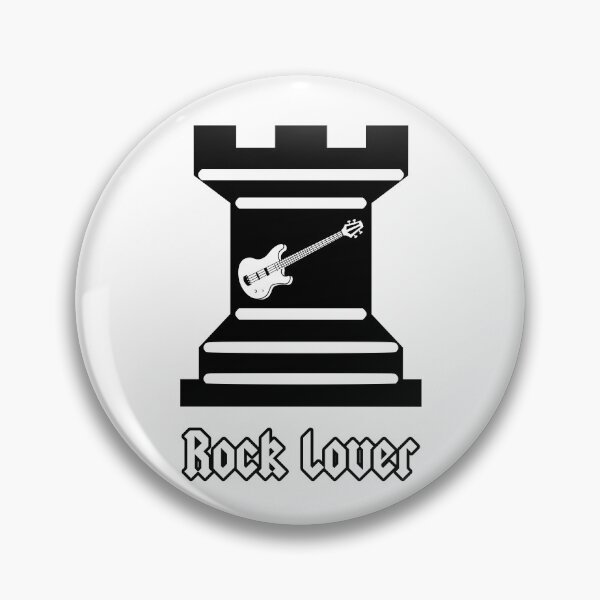 Item preview, 'Rock Lover' Rock Chess Piece Design designed and sold by Ridiculam Toga.