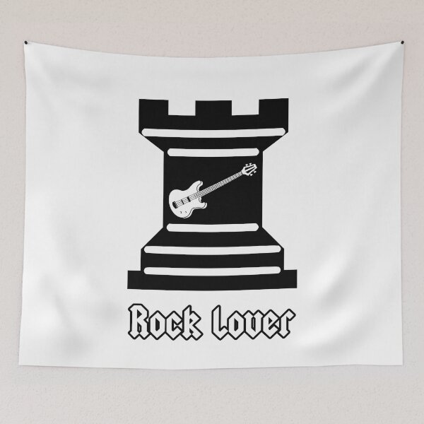 Item preview, 'Rock Lover' Rock Chess Piece Design designed and sold by Ridiculam Toga.