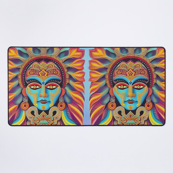 Item preview, New World Gods (6) - Mesoamerican Inspired Psychedelic Art designed and sold by TheThirdEye.