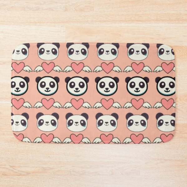 Item preview, Panda with Heart Pattern designed and sold by DreamBigShirts.