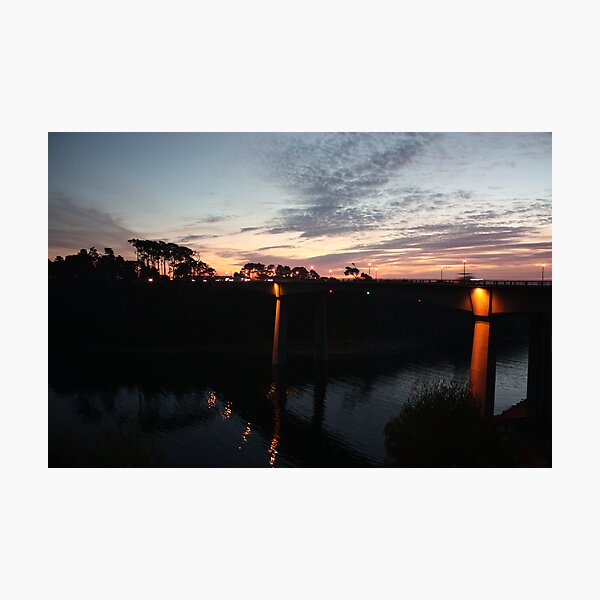 Item preview, Sunset over the Noyo Bridge designed and sold by LindaJBazor.