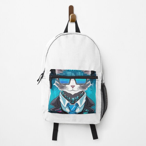 Item preview, Cyberpunk cat - Corporate Boss | "Cybercat Chronicles" collection designed and sold by RESToRAPTOR.
