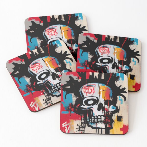 Item preview, Skull Graffiti Abstract Symphony - Neo Expressionism Graffiti Fusion Artwork designed and sold by ZickDezine.