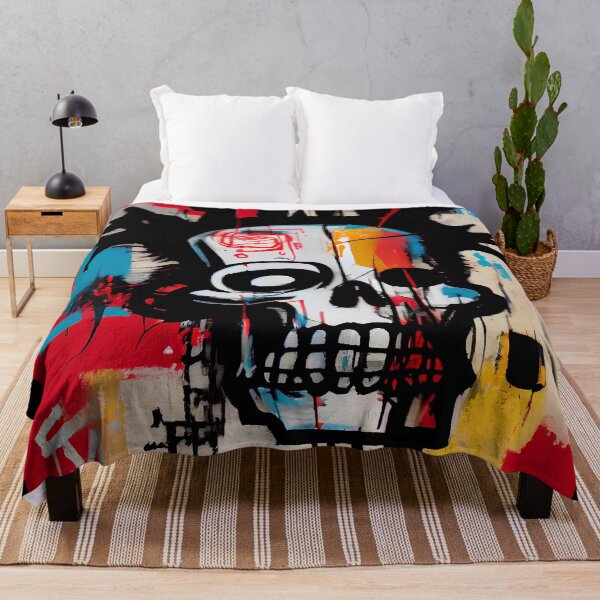 Item preview, Skull Graffiti Abstract Symphony - Neo Expressionism Graffiti Fusion Artwork designed and sold by ZickDezine.