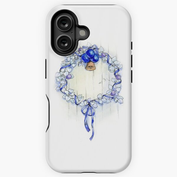 Blue wreath iPhone Tough Case