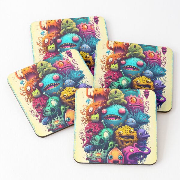 Item preview, Colorful dodle monster art designed and sold by ToySenTrends.