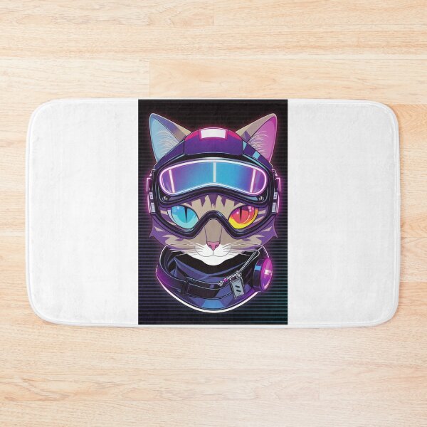 Item preview, Cyberpunk cat - Police | "Cybercat Chronicles" collection designed and sold by RESToRAPTOR.