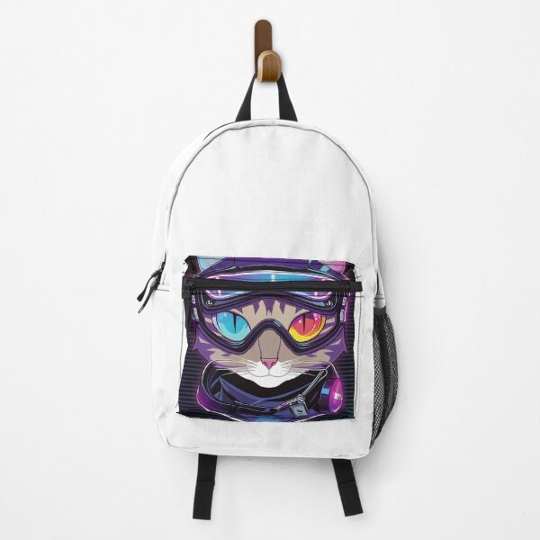 Item preview, Cyberpunk cat - Police | "Cybercat Chronicles" collection designed and sold by RESToRAPTOR.