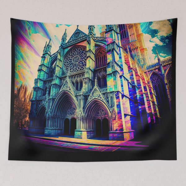 Item preview, Westminster Abbey v1 (no text) designed and sold by ai-datamancer.