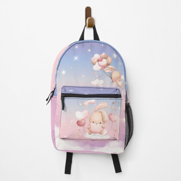 Item preview, Cute Baby Bunny with Balloons in the Starry Sky designed and sold by Usagi-Kun.
