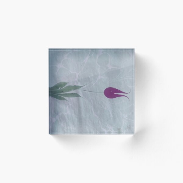 Item preview, fuschia tulip horizontal 2 designed and sold by marblingqueen.