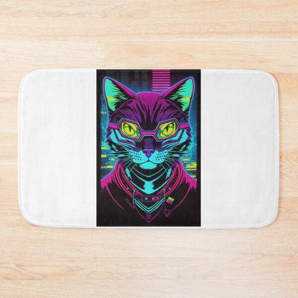 Item preview, Cyberpunk cat - Bookmaker | "Cybercat Chronicles" collection designed and sold by RESToRAPTOR.