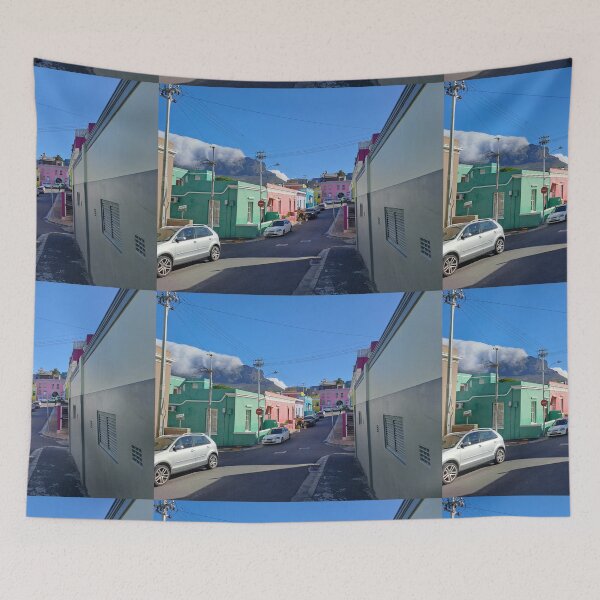 Item preview, Table mountain and colorful houses  designed and sold by Weather gifts .