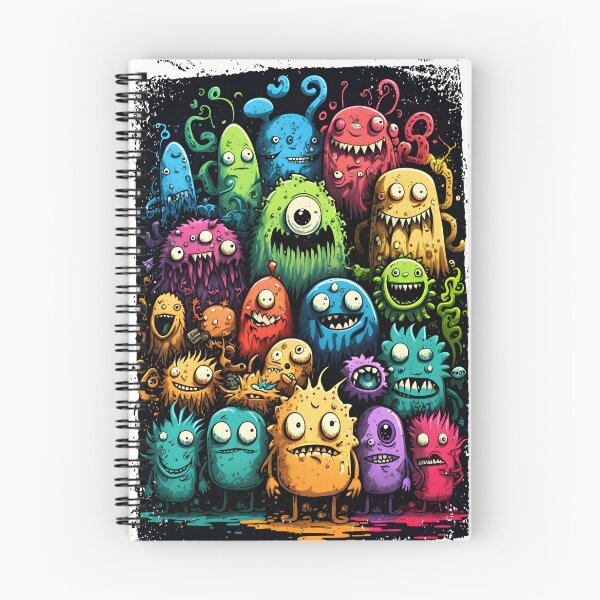 Item preview, Colorful dodle monster art designed and sold by ToySenTrends.