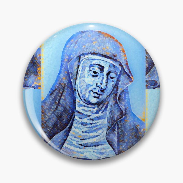Item preview, Hildegard of Bingen artwork | Hildegard of Bingen Portrait | Hildegard von Bingen Wall Art  designed and sold by Suyogsonar25.