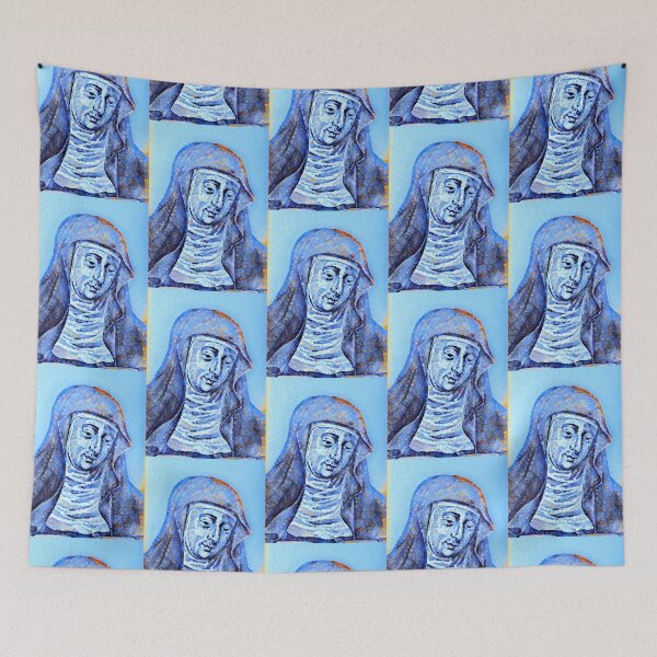 Item preview, Hildegard of Bingen artwork | Hildegard of Bingen Portrait | Hildegard von Bingen Wall Art  designed and sold by Suyogsonar25.