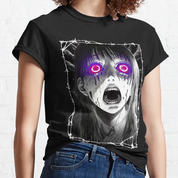 Grunge Horror Barbwired Girl T-shirt classique