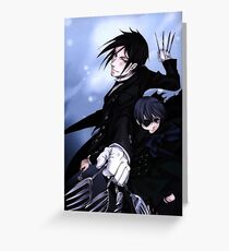 Sebastian and Ciel Greeting Card