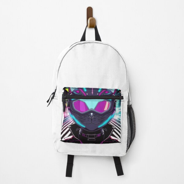 Item preview, Cyberpunk cat - Street Racer | "Cybercat Chronicles" collection designed and sold by RESToRAPTOR.