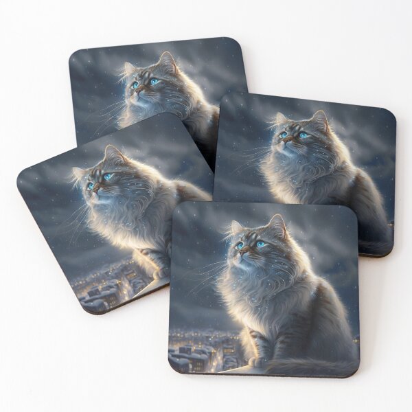 Item preview, Siberian Cat Portrait designed and sold by Nocturne  Paws.