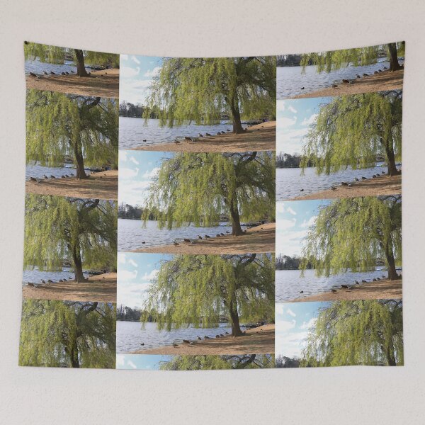 Item preview, Weeping Willow by a Pond designed and sold by pinkal.