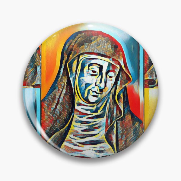 Item preview, Hildegard of Bingen artwork | Hildegard of Bingen Portrait | Hildegard von Bingen Wall Art  designed and sold by Suyogsonar25.
