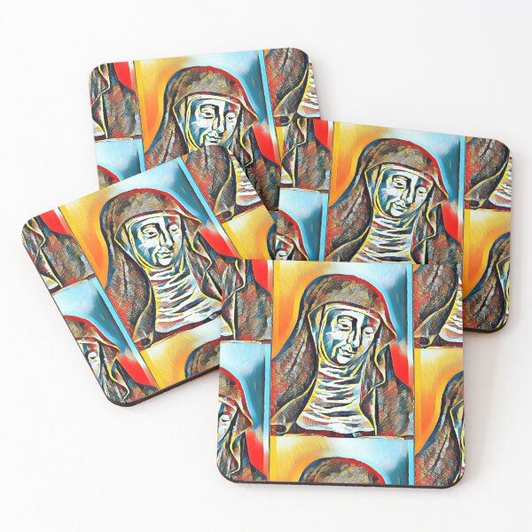Item preview, Hildegard of Bingen artwork | Hildegard of Bingen Portrait | Hildegard von Bingen Wall Art  designed and sold by Suyogsonar25.