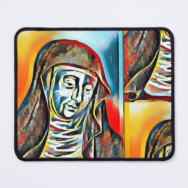 Item preview, Hildegard of Bingen artwork | Hildegard of Bingen Portrait | Hildegard von Bingen Wall Art designed and sold by Suyogsonar25.