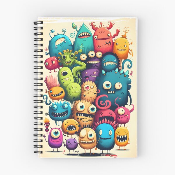Item preview, Colorful dodle monster art designed and sold by ToySenTrends.