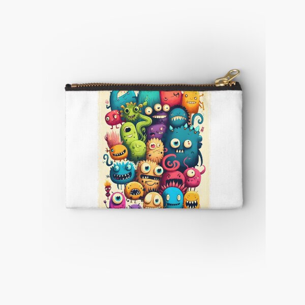Item preview, Colorful dodle monster art designed and sold by ToySenTrends.