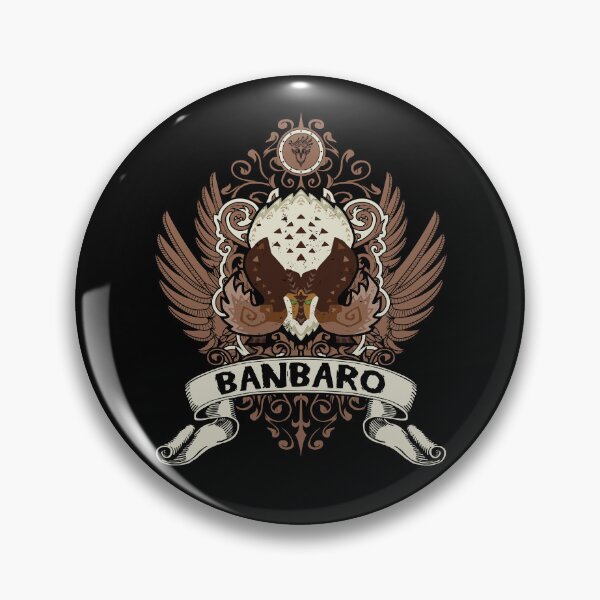 Item preview, BANBARO - CREST (ICEBORNE) designed and sold by EXION CREW.