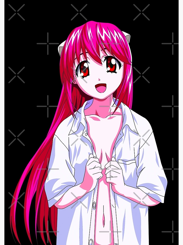 Lucy Kaede Elfen Lied Anime Girl Fanart Poster for Sale by Spacefoxart