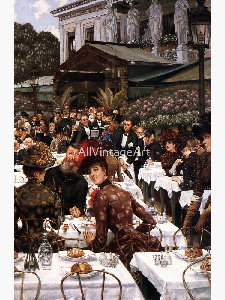 Vintage James Tissot The Artist s Wives 1885 Fine Art Poster