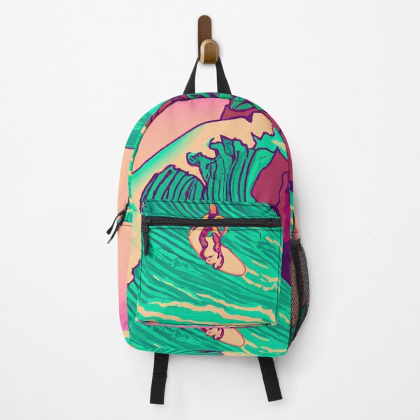Item preview, 'Surfing Day' Bali is Love Design - Vaporwave Style designed and sold by Ridiculam Toga.
