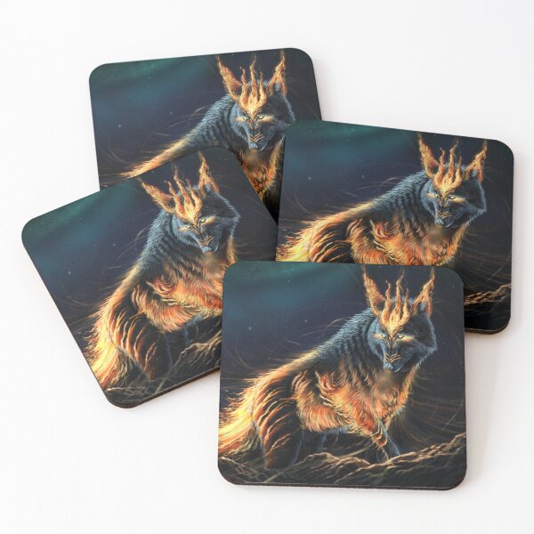 Item preview, Fire Spirit Wolf designed and sold by alandodrawing.