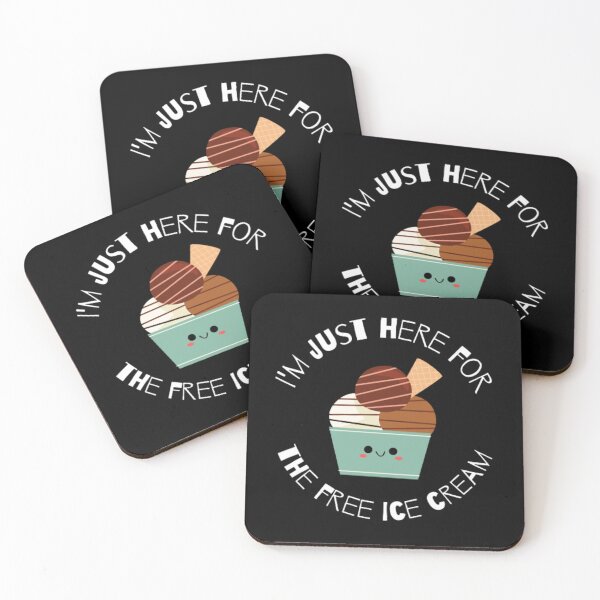 Item preview, I'm just here for the free ice cream designed and sold by TeePassion.