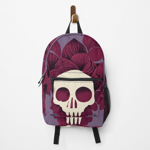 Item preview, Burgundy Petals and Skulls designed and sold by KittyWooWoo.