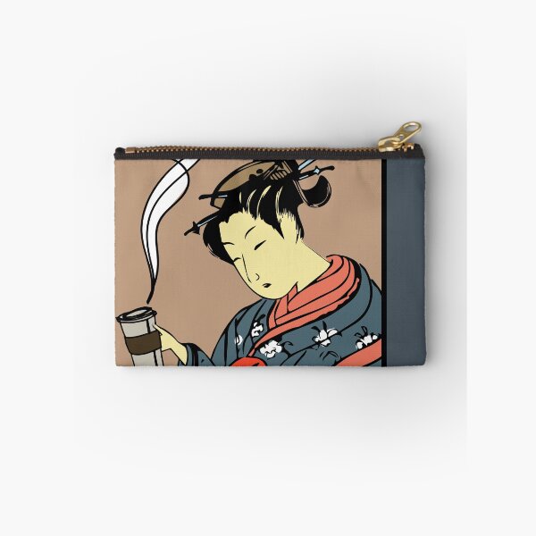 Item preview, Japanese Girl Drinking Coffee | Seneh Design Co. designed and sold by SenehDesignCo.