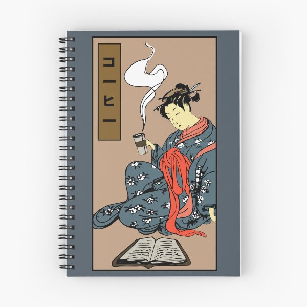 Item preview, Japanese Girl Drinking Coffee | Seneh Design Co. designed and sold by SenehDesignCo.