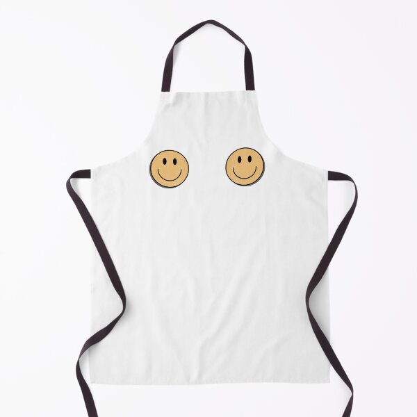 Item preview, Smiley Face Retro Groovy Boobies designed and sold by AllPunAndGames.