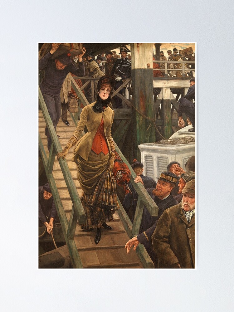 Vintage James Tissot Embarkation at Callais 1884 Fine Art