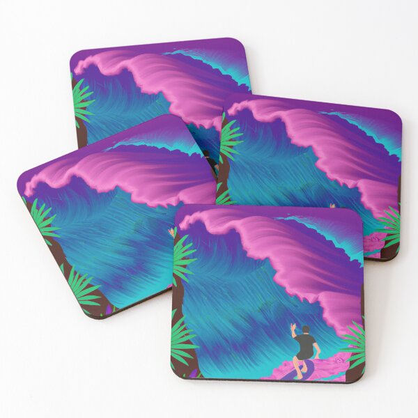Item preview, 'Surfing School' Bali is Love Design - Vaporwave Style designed and sold by Ridiculam Toga.