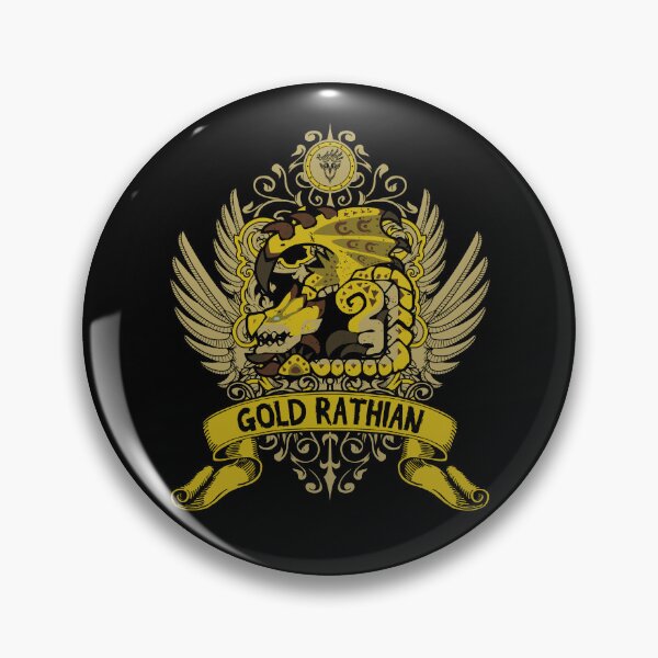 Item preview, GOLD RATHIAN - CREST (ICEBORNE) designed and sold by EXION CREW.